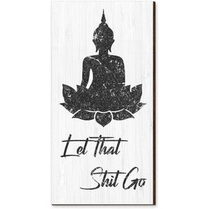 Bathroom Wall Art Funny Bathroom Wall Decor Quote Let That Shit Go